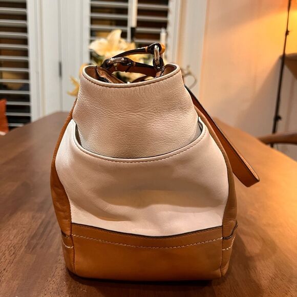 COACH 2181 Park Colorblock North/South Tote ( F24391) SILVER/NATURAL MULTI Color - Picture 3 of 9